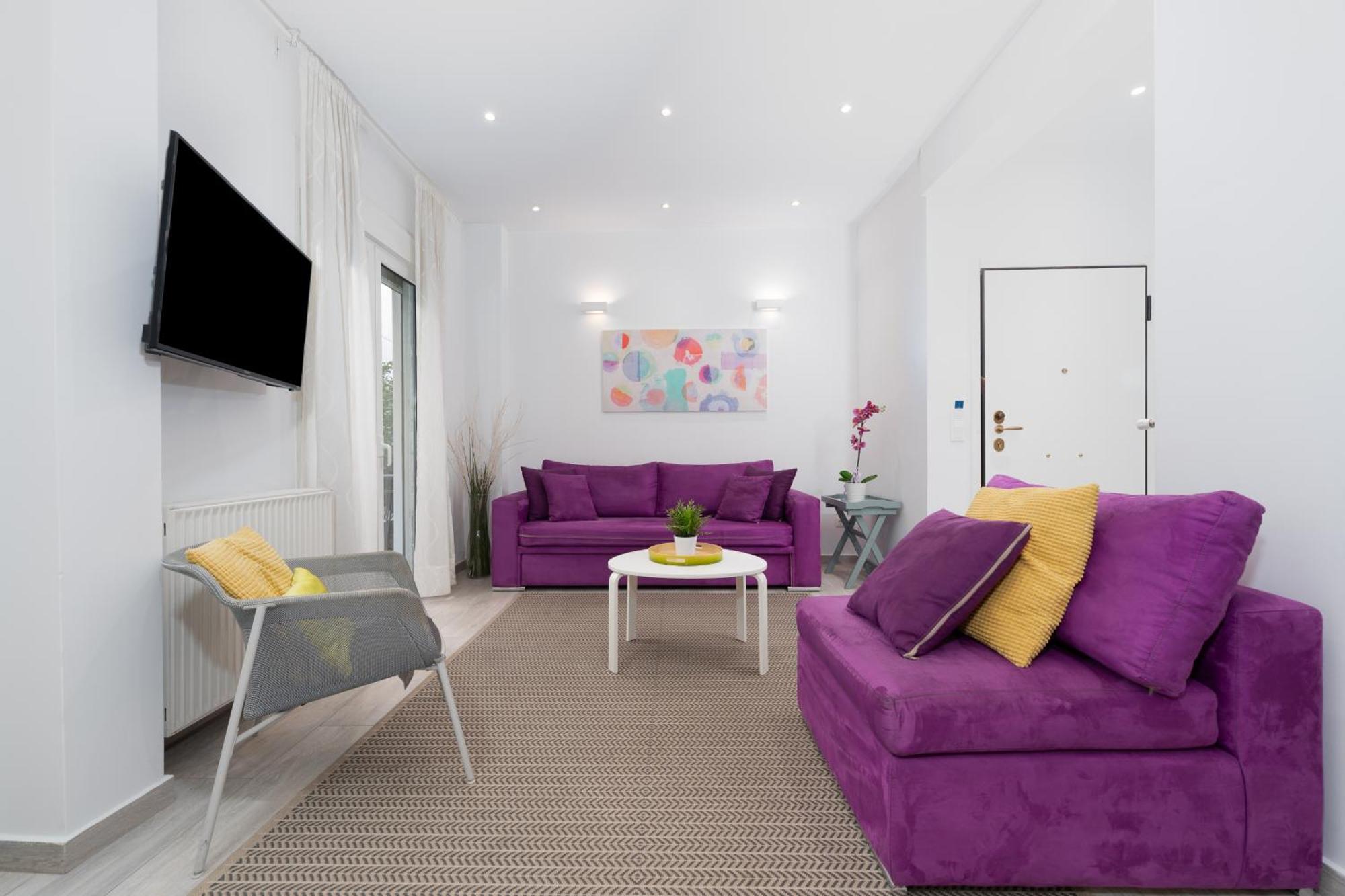 Spacious Modern Apartment In Athens Near Metro Экстерьер фото
